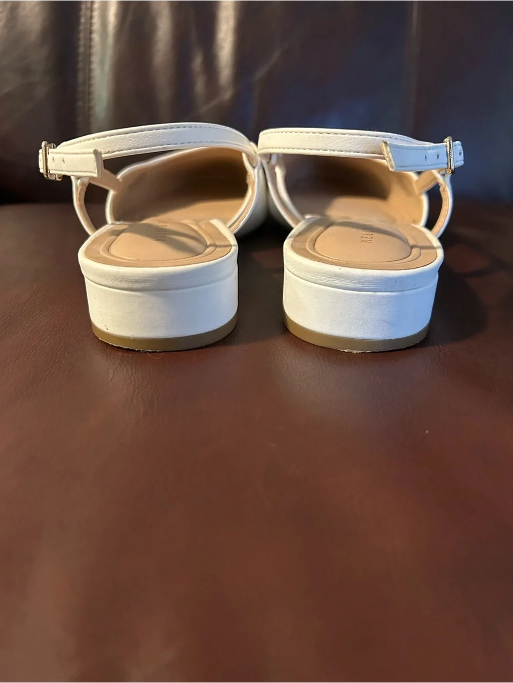 Black & white sandals